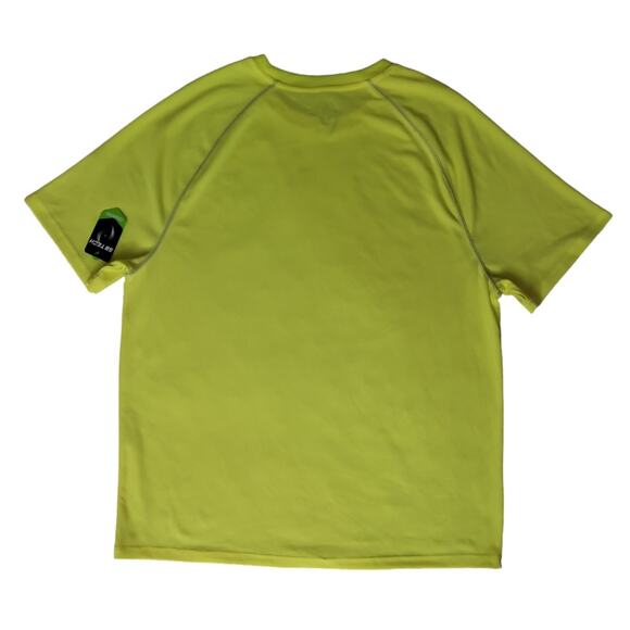 SB Tech CoolPlay Men's Performance Active Moisture Wicking Shirt, Yellow, XL - Picture 2 of 10
